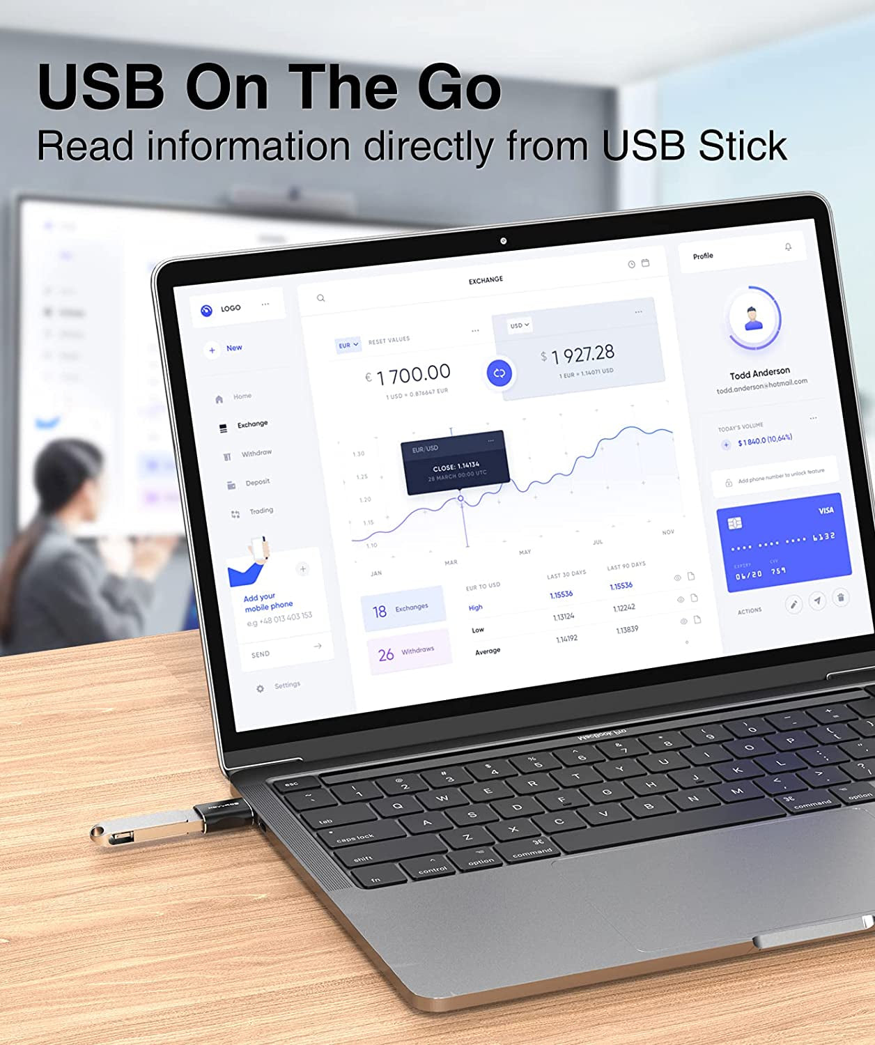 USB C to USB 3.0 Adapter 4 Pack, USB C Male to USB Female Adapter, USB-C to USB-A Adapter, Type C to USB Adapter Compatible with Ipad Iphone Max Airpods 3 Samsung Galaxy and Other Type C Devices Etc
