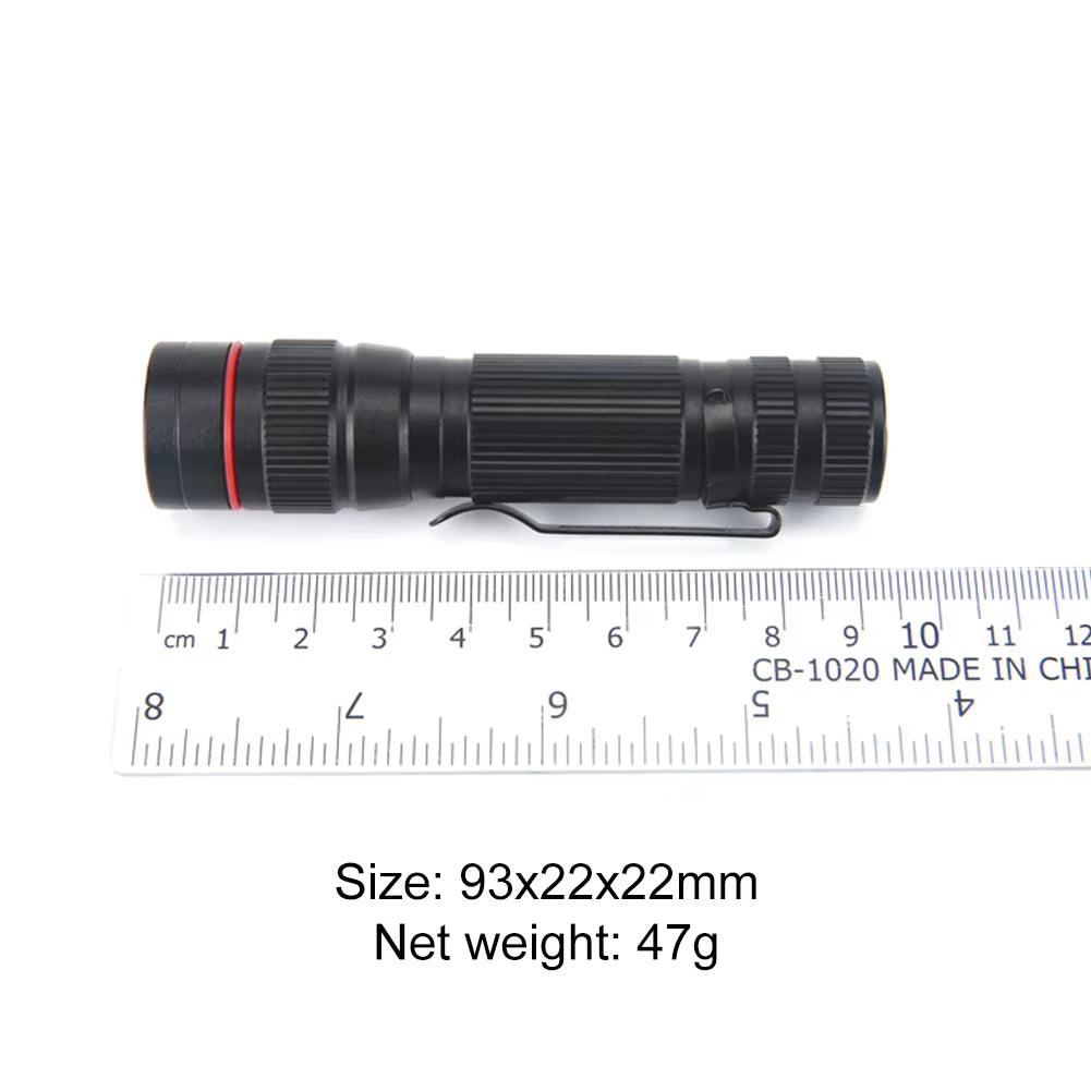 Portable USB Rechargeable LED Flashlight Waterproof Mini Super Bright Light for Outdoor Hunting Hiking Fishing Flash Light