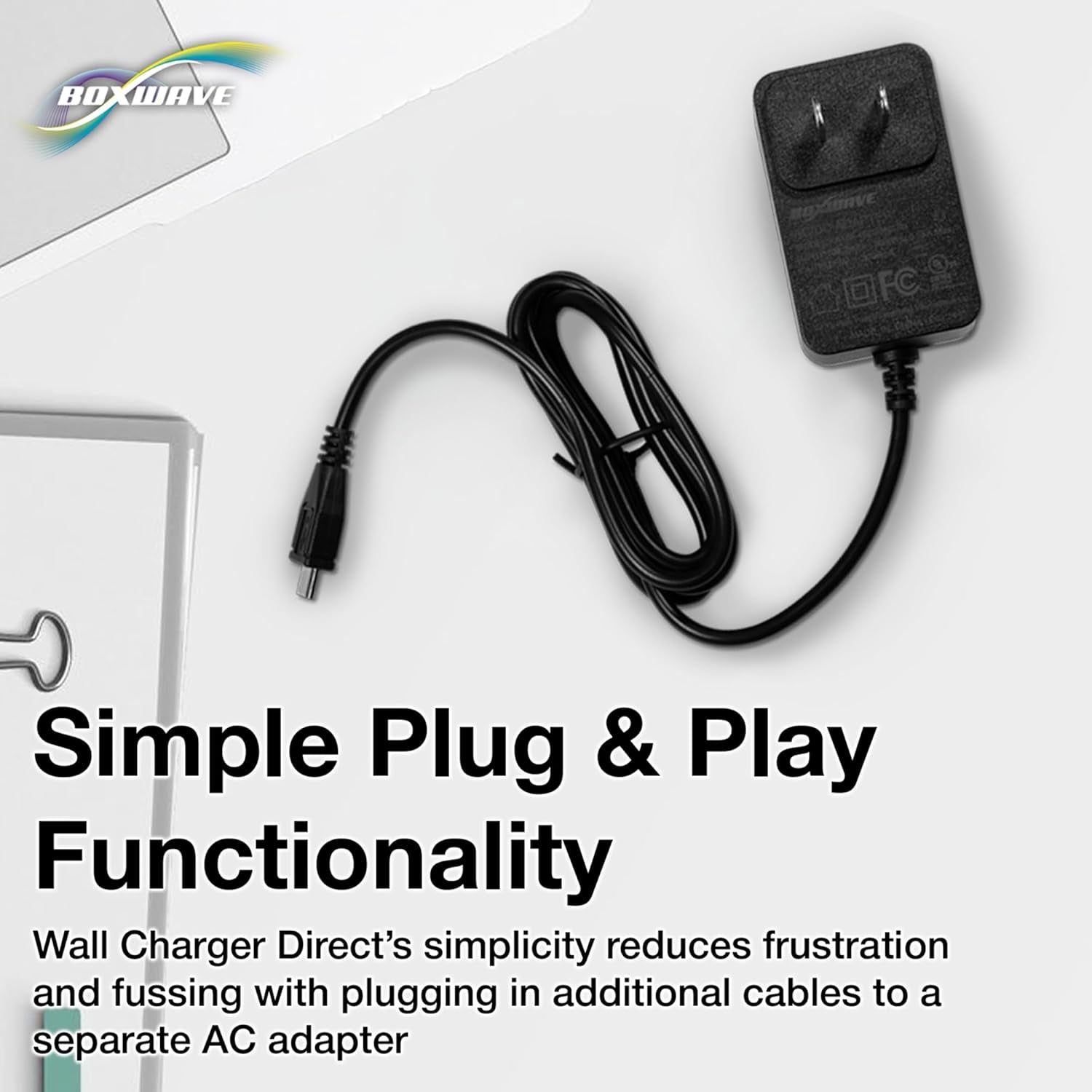 Charger Compatible with Amazon Kindle Paperwhite (3Rd Gen 2015) - Wall Charger Direct (15W), Rapid Charge Your Device with Built-In 3Ft Cable