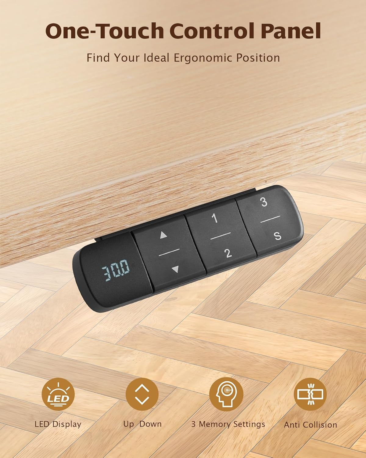 Dual Motor Electric Adjustable Standing for up to 70.8”X31.5” Table Tops, 225 Lbs Weight Capacity, Computer Desk for Home and Office (Grey Frame Only)