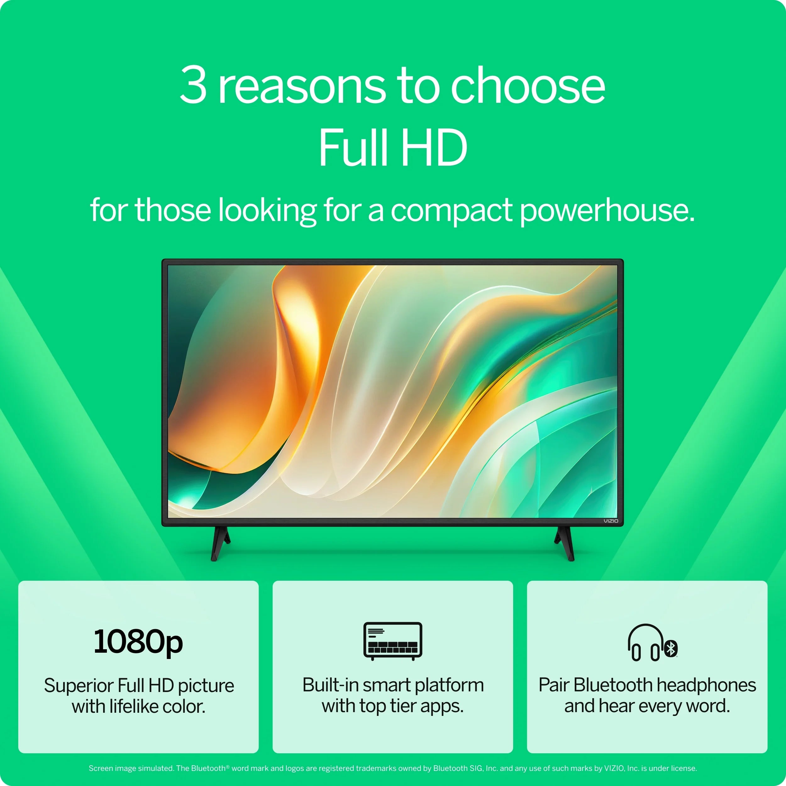 40" Class Full HD 1080P LED Smart TV (VFD40M-08)