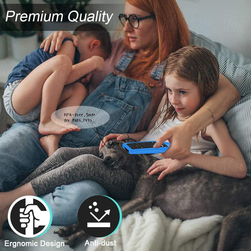 Samsung Smart TV Remote Case - BN59 Series, Silicone Holder with Thicken Layer, Shockproof, Blue