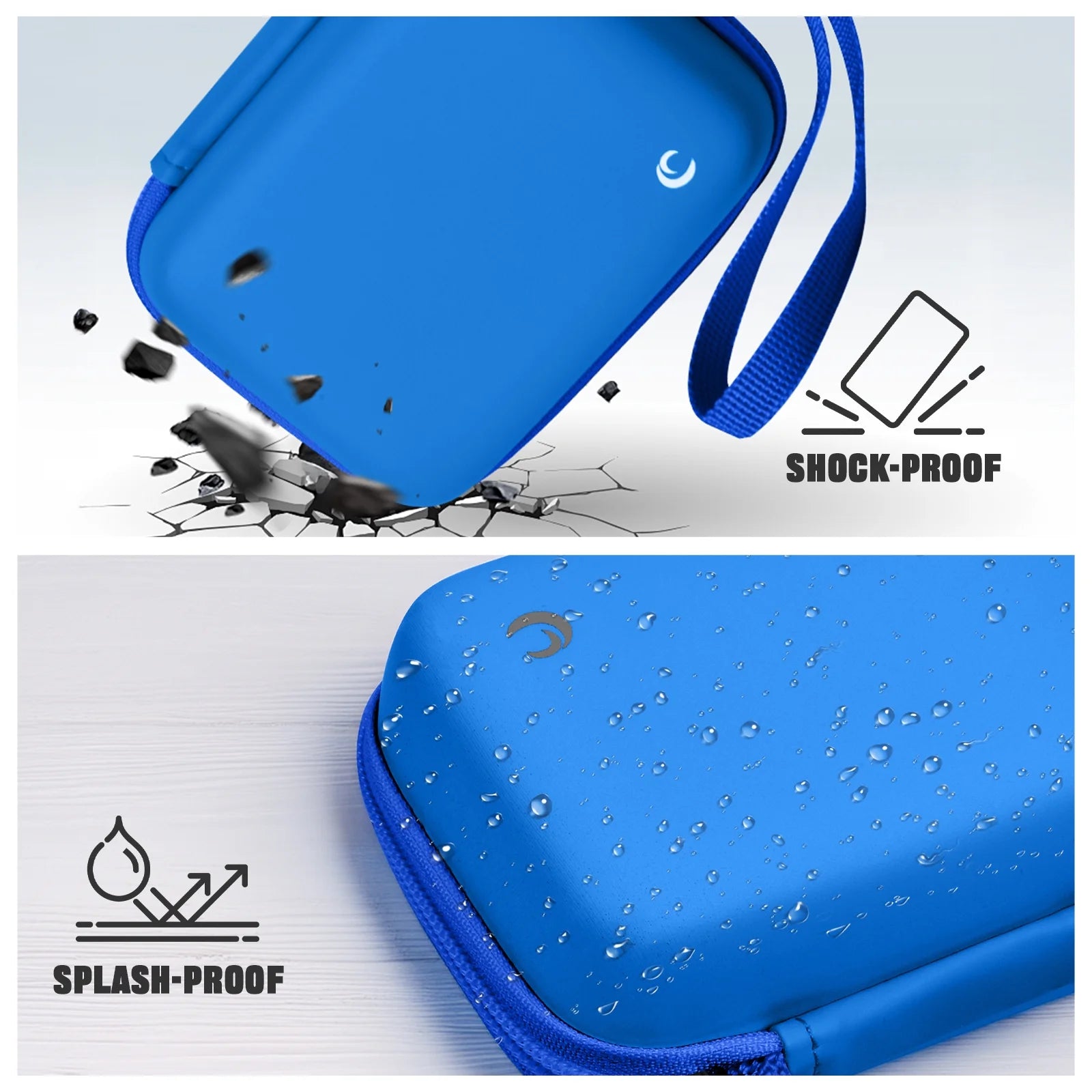 Camera Case Compatible with Kids Digital Camera and Accessories for Travel - Blue