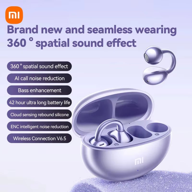 XIAOMI M91 Earbud Wireless Earphones Open Ear Clip Sport Bluetooth 5.4 Earphones ENC Noise Cancelling Earphones with Microphone