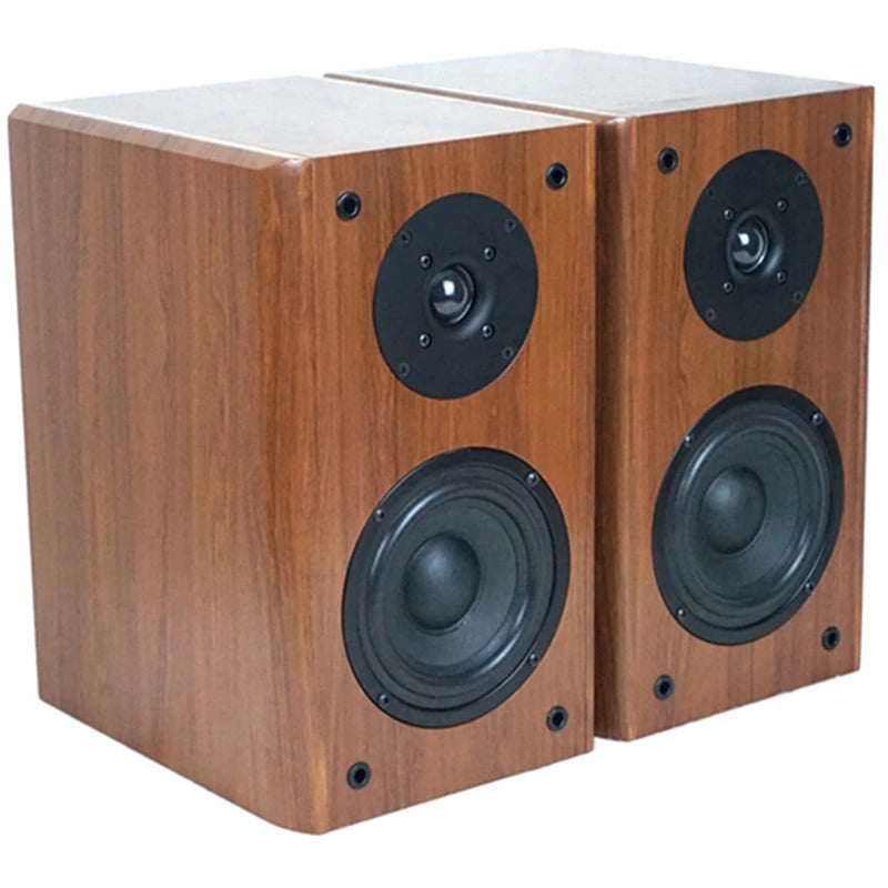 5.5 Inch 200W 4Ohm Bookshelf Speaker Two-Way Hifi Passive Speaker Fever Wooden Speaker Surround Home Theater Speaker Sound Box