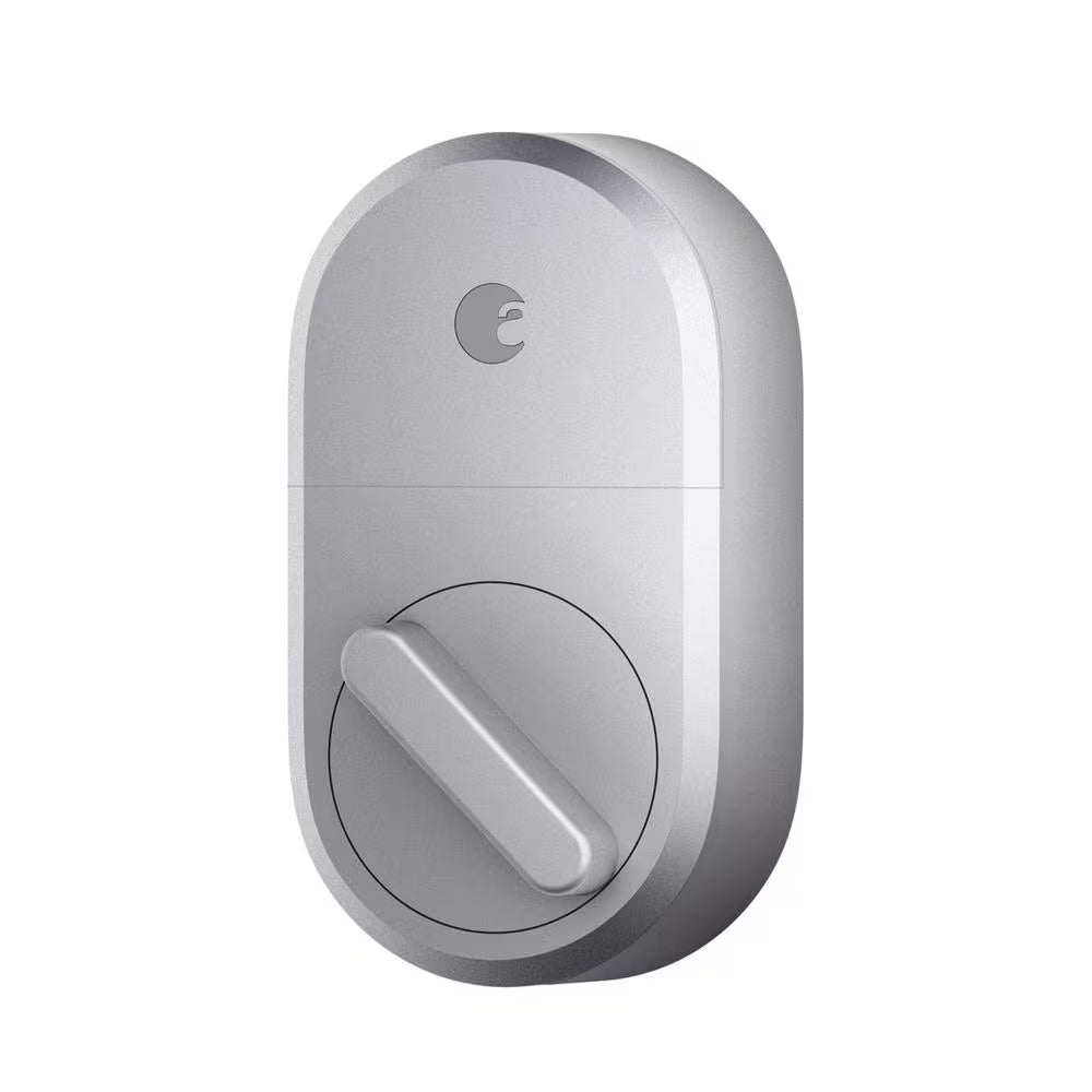 Bluetooth Smart Lock Silver (Retrofits over Existing Deadbolt)