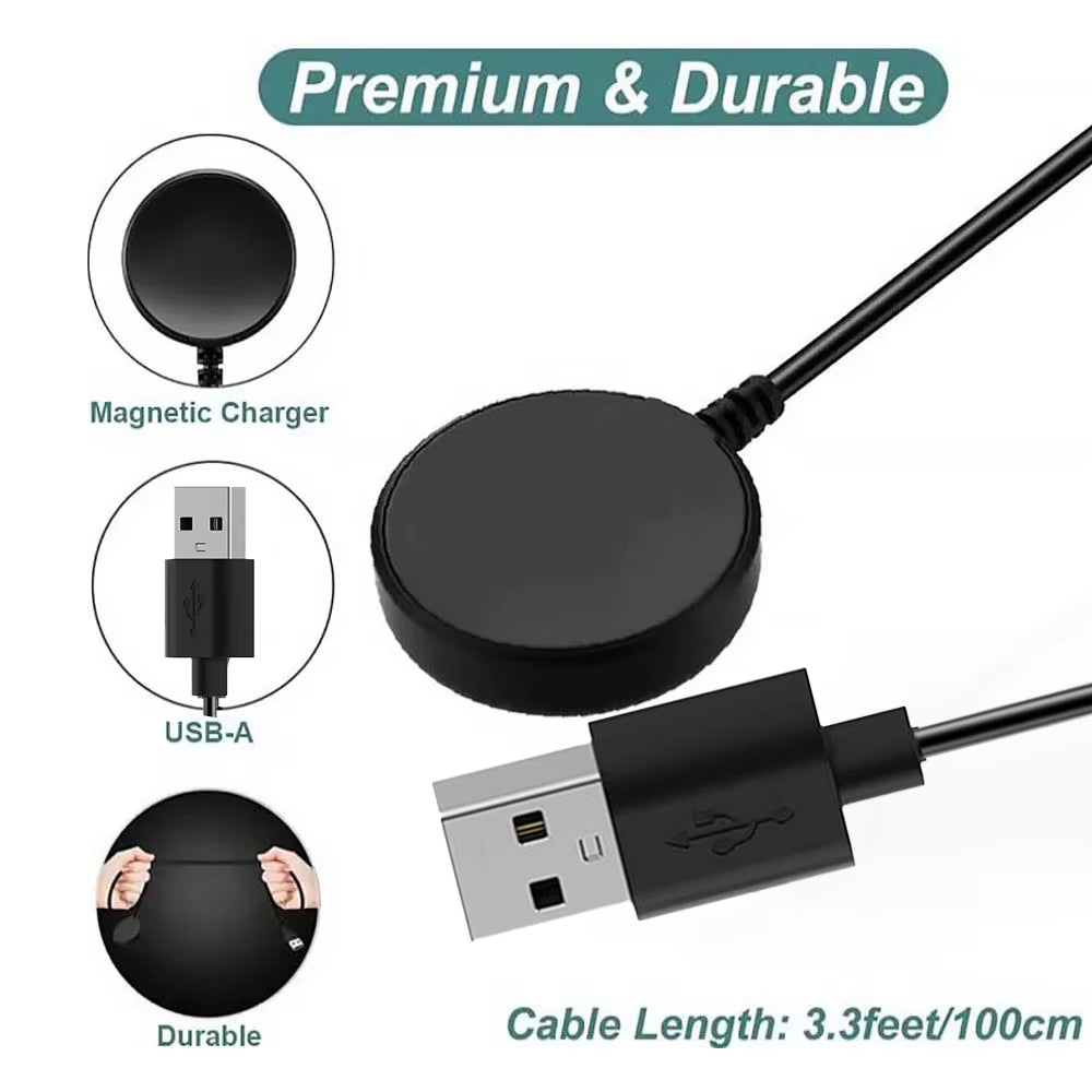 For Samsung Galaxy Watch 8/7/6 Classic/5/5 Pro/4 Classic Charger USB-C Type C Charger Smart Watch Charger Replacement Charger