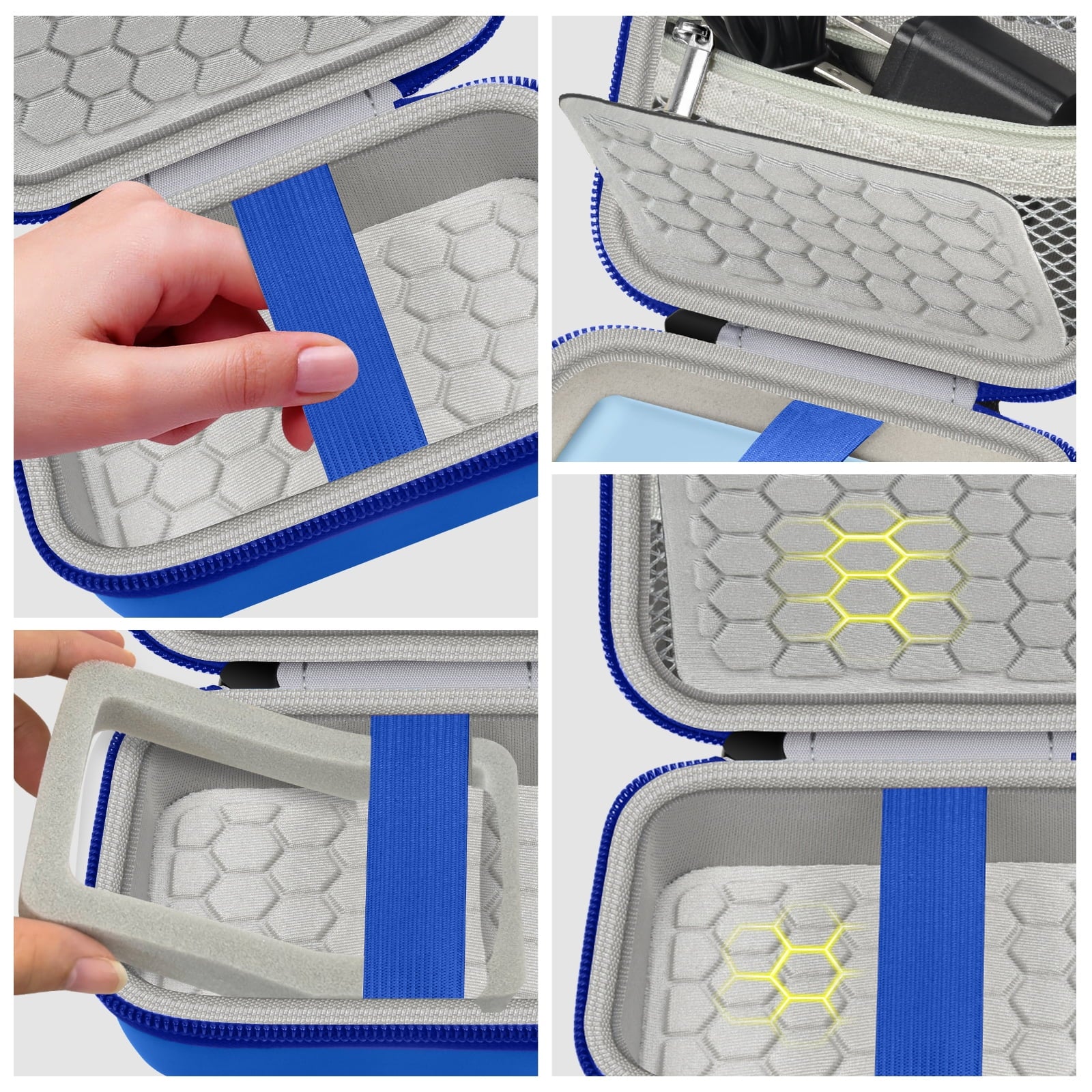 Camera Case Compatible with Kids Digital Camera and Accessories for Travel - Blue