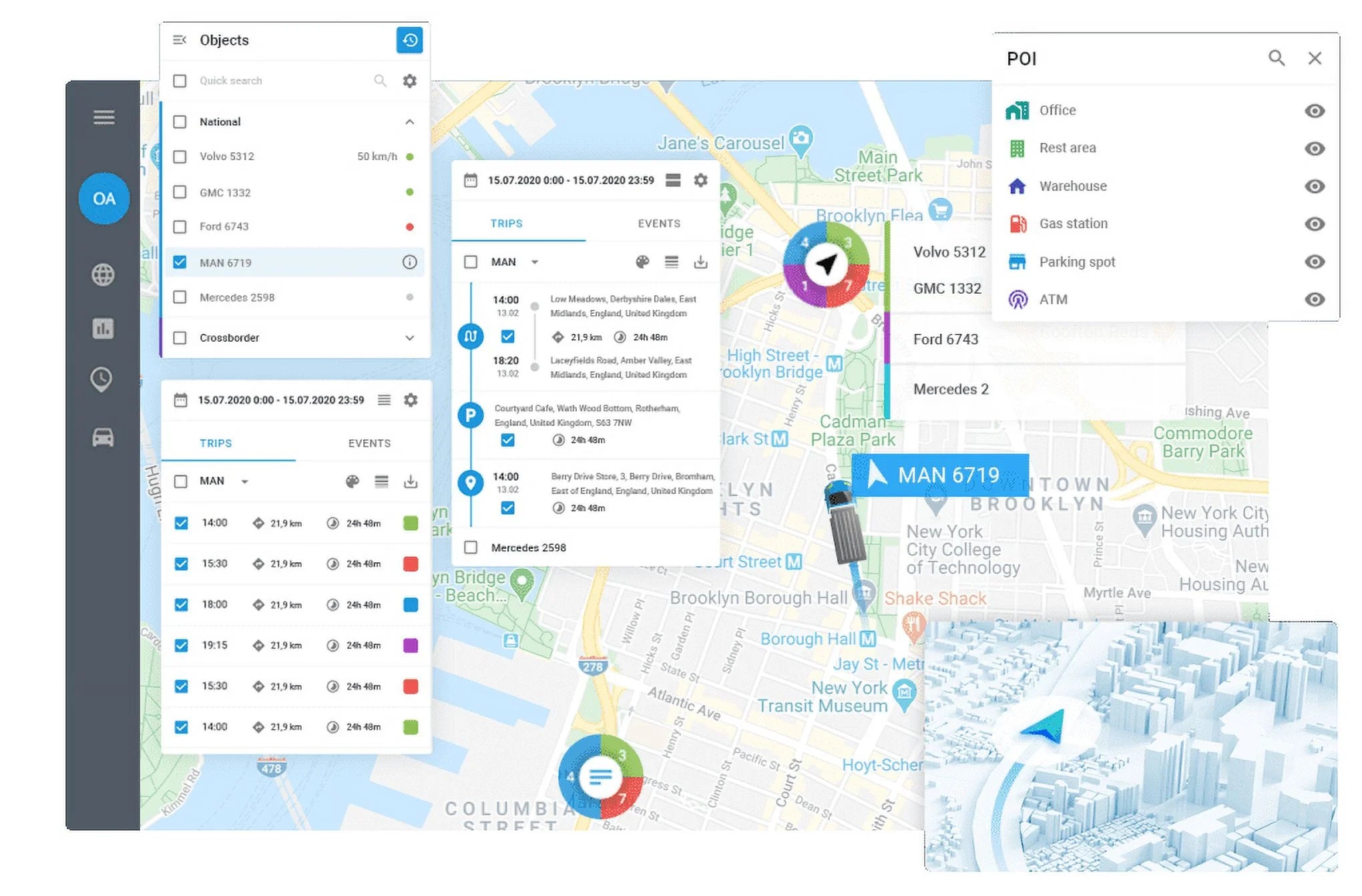 Global-View - OBD Car/Vehicle GPS Tracker & System Easy Install - the Jet
