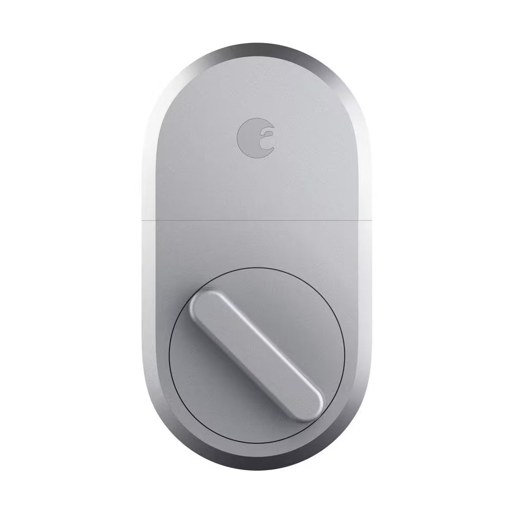 Bluetooth Smart Lock Silver (Retrofits over Existing Deadbolt)