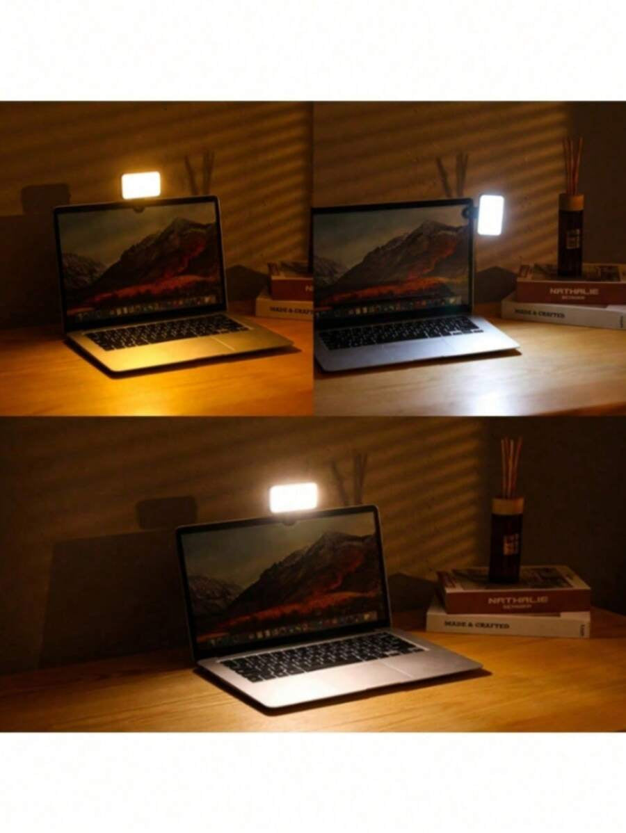 Selfie Light LED Ring Clip Camera Rechargeable Flash Light for Phone & Tablets