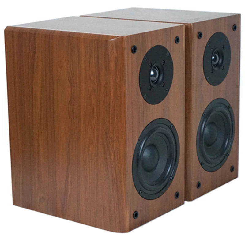 5.5 Inch 200W 4Ohm Bookshelf Speaker Two-Way Hifi Passive Speaker Fever Wooden Speaker Surround Home Theater Speaker Sound Box