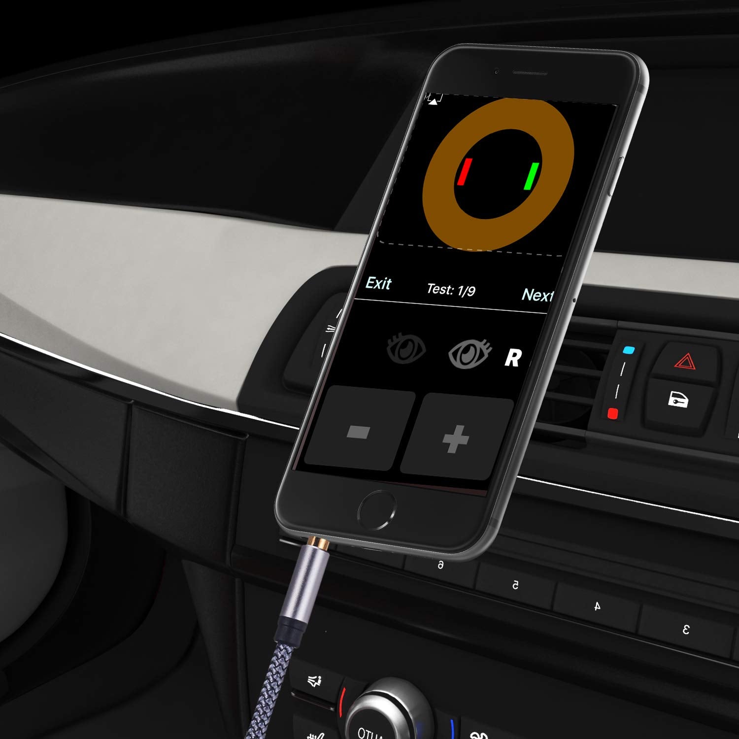 3.5Mm Nylon Braided Aux Cable 15Ft, Audio Auxiliary Input Adapter Male to Male Cord for Headphones, Car, Home Stereos, Speaker, Iphone, Ipad, Ipod & More(15Ft/5M, Silver)