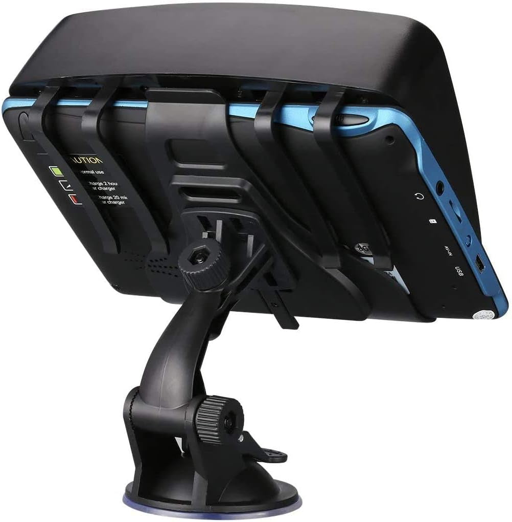 Car GPS Navigator, 7 Inch Car GPS Navigation System 8GB Voice Navigation, Driving Alarm, Voice Transition Direction, with Sun Visor and Free Lifetime Update Map