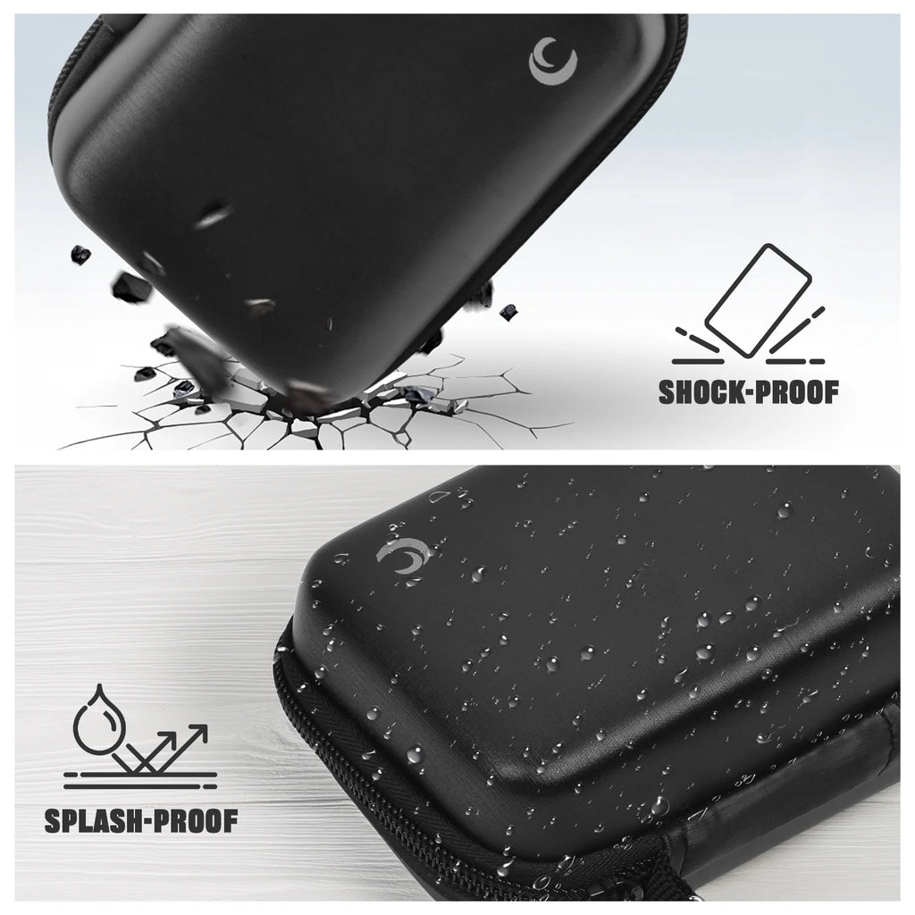 Camera Case Compatible with Kids Digital Camera and Accessories for Travel - Black