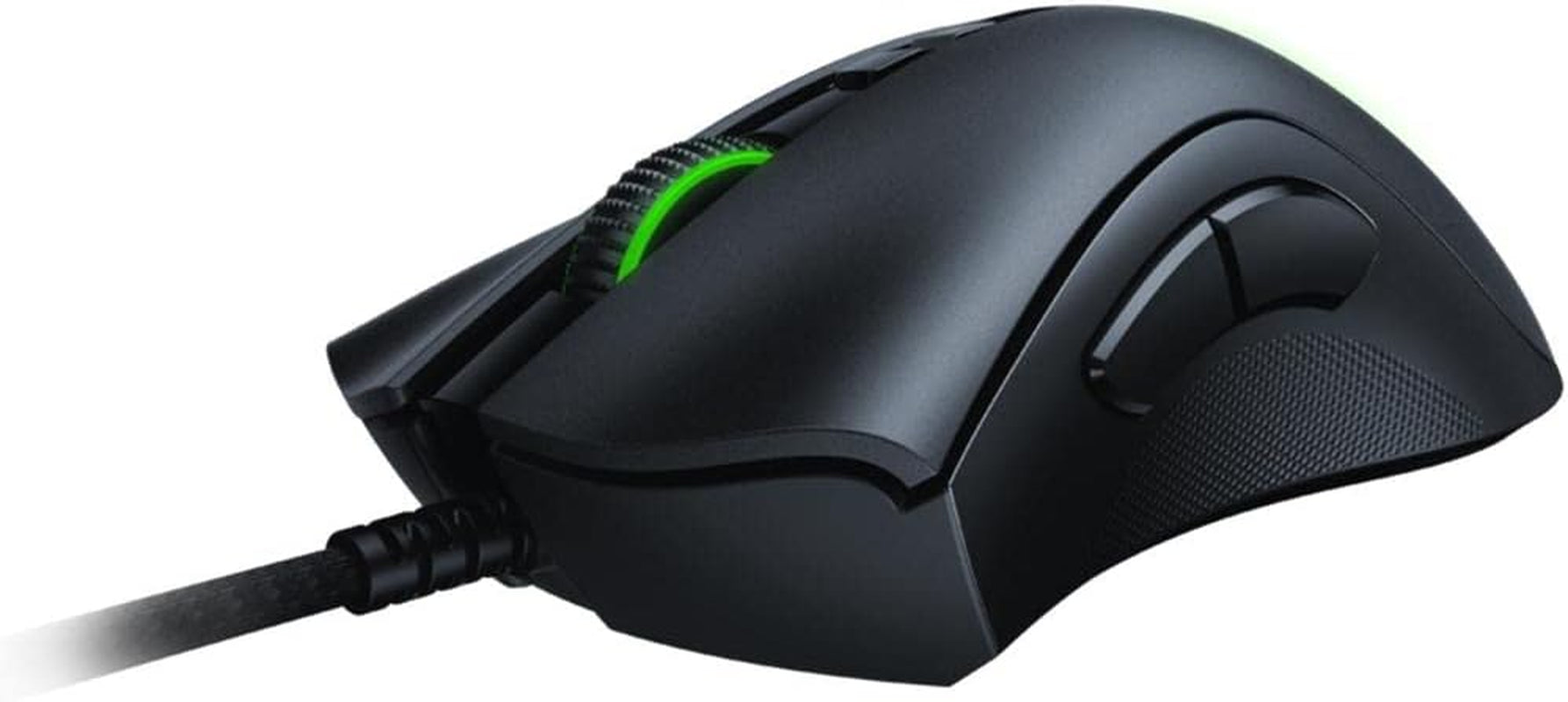 Deathadder V2 Gaming Mouse: 20K DPI Optical Sensor - Fastest Gaming Mouse Switch - Chroma RGB Lighting - 8 Programmable Buttons - Rubberized Side Grips - Classic Black