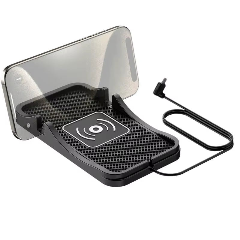 Wireless Car Charger Wireless Phone Charger Mat for Auto Cordless Phone Charger Non-Slip Cell Phone Charger Pad for Car Home