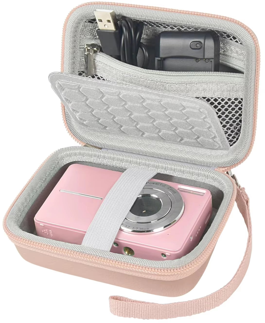 Vlogging Digital Camera Case Compatible with Sevenat/For Autpirlf/For Lecran/For Abergbest/For Aufoya/For Kodak Pixpro