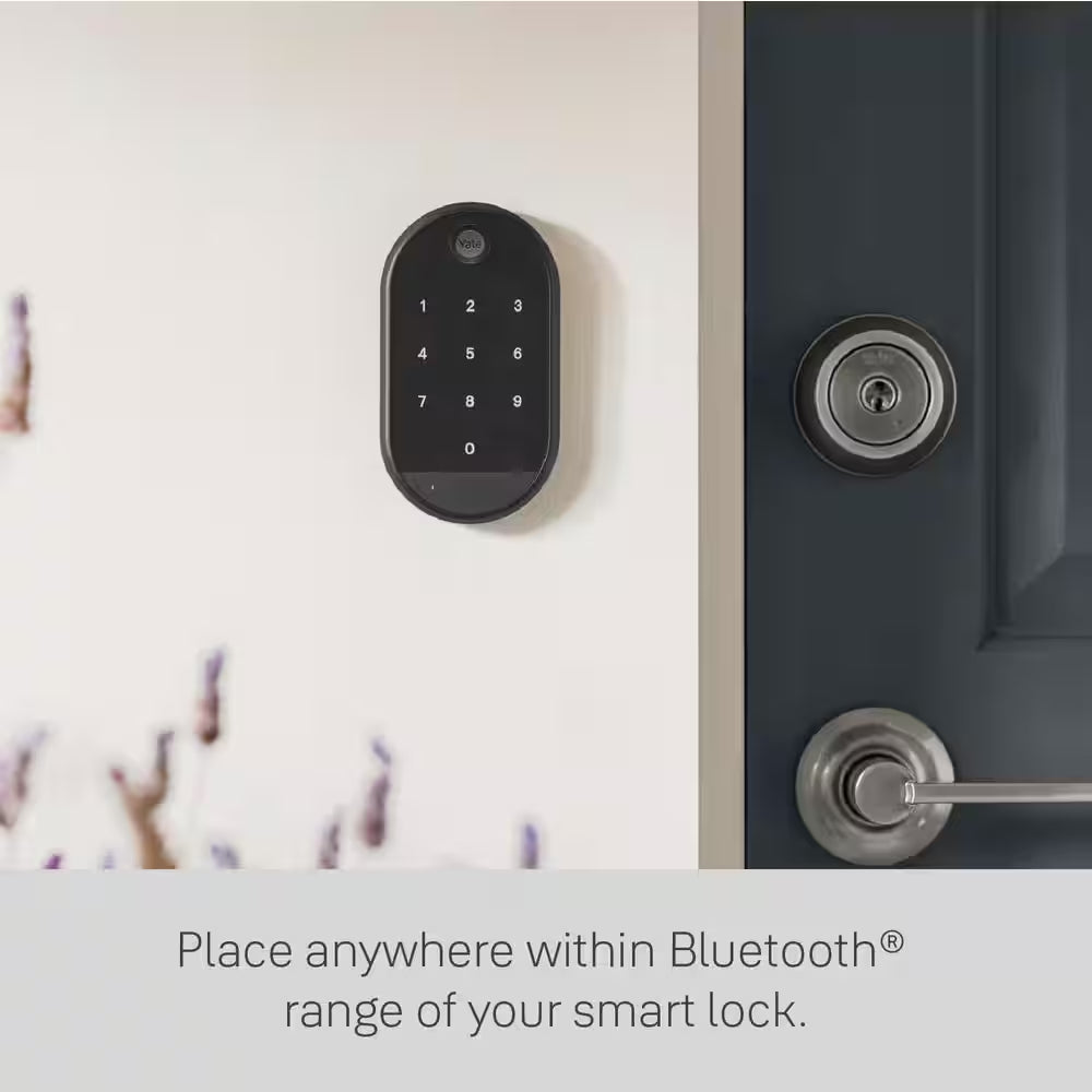 Approach Retrofit Smart Door Lock Bluetooth Keypad Accessory, Black
