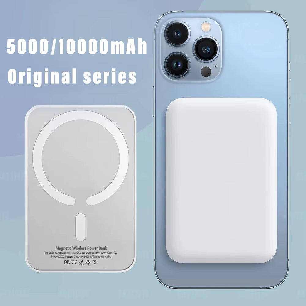 Magnetic Powerbank for Apple External Battery Portable Wireless Power Bank Charger for Magsafe Iphone Spare Battery