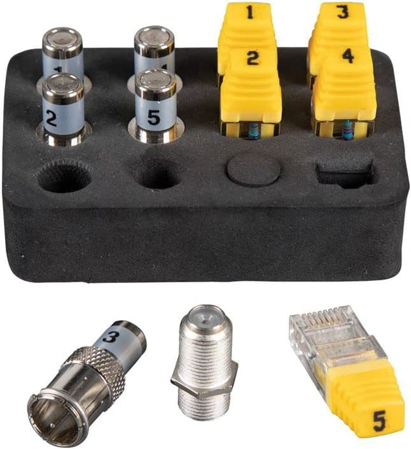 VDV501-851 Cable Tester Kit with Scout Pro 3 for Ethernet / Data, Coax / Video and Phone Cables, 5 Locator Remotes